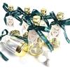 C.X.Y. 24pz Champagne bottiglie scatole Porta dolce confetti regalo in plastica Bomboniere feste nozze (VERDE)