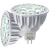 JSVSAL - Lampadina a LED MR16, dimmerabile, 5 W, equivalente a 50 W, 5000 K, luce bianca diurna, AC/DC12 V, attacco GU5.3, attacco bi-pin, 40 gradi