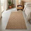 Carpetsale24 Tappeto per Interni ed Esterni, robusto, resistente alle intemperie e facile da pulire, con effetto juta naturale, ideale per soggiorno, cucina, terrazza, giardino e balcone, 80x150 cm