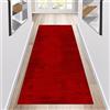Siunwdiy Tappeto da Cucina Passatoia Antiscivolo Lavabile, Tappeto Corridoio Runner Per Casa Cucina, Camera da Letto, Rosso, 50x240cm