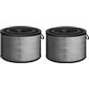 NIVMOWN Confezione da 2 filtri di ricambio FY3200 compatibili con purificatori d'aria Philips Series 3200 AC3210 AC3220 e AC3221, filtro HEPA H13, carbone attivo e prefiltro, filtro rotante a 360°
