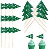 Gosknor 20pz Bandierine Stuzzicadenti a Tema golf, Stuzzicadenti Hole-In-One per il Primo Compleanno Stuzzicadenti da Golf Mini Bandierine per Decorazioni per Torte per Decorazioni per Feste Bar