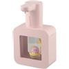 MuchLuckystar Dispenser automatico di sapone per bambini con capacità di 400 ml, ricaricabile tramite USB, schiuma con promemoria di utilizzo in 20 secondi e funzione impermeabile IPX5 (rosa)