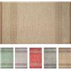 Olivo Tappeti OLIVO.shop Tappeto Cucina Lavabile, Tappeto Casa Multiuso, Runner Cucina Colorati, Tappeti Cotone per Interni, Passatoia Cucina MASAI 3 (CREMA, 55x130 cm)
