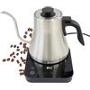 MAXWIN Bollitore Caffe Acqua Elettrico con Temperatura Regolabile per caffè/tè,Acciaio Inossidabile,1 Litri Bollitore Teiera Elettrico Collo di Cigno,Protezione contro il Surriscaldamento(AS-93B)