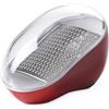 Omada Design Grattugia Formaggio Manuale con Lama in Acciaio Inox Asportabile e Coperchio Salvafreschezza, Lavabile in Lavastoviglie, Linea Trendy