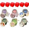 Regalami.shop sei candele profumate con sei eleganti scatole da regalo rosse, Regalo, Laurea, Innamorati, Mamma, Natale... (07)
