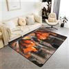 Loussiesd Tappeto per bambini, motivo: drago malvagio, 100 x 150 cm, per soggiorno, camera da letto, per ragazzi e ragazze, a tema fantasy, decorativo, antiscivolo, per interni