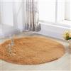 Hearda Tappeto Rotondo Salotto Pelo Lungo Shaggy, Tappeto Peloso per Camera da Letto Morbido e Soffice Tappetino Peloso Pelo Lungo Moderno Lavabile con Fondo Antiscivolo (Colore cammello A,160cm)