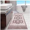 Siunwdiy Tappeto per corridoio, tappeto per cucina, soggiorno, camera da letto Entrata Casa Cucina Da Ingresso, antiscivolo, lavabile Rosso Marrone,Reddish brown,40x160cm