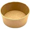 CF CARTA INGROSSO E DISTRIBUZIONE 50 pezzi Bowl in cartoncino avana per cibi caldi e freddi con coperchio in pet trasparente (1000ml)
