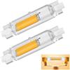 Dvnoua Lampadina R7S LED 78mm Dimmerabile, 20W R7S LED 78mm Equivalente a 200W Lampada Alogena, Lampada R7s Led Bianca Calda 3000K 2000LM, Nessun Sfarfallio, Illuminazione Fascio 360°, 2 Pezzi