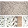 Olivo Tappeti OLIVO.shop ULISSE Tappeto cucina assorbente, Passatoia antiscivolo lavabile, Tappeto cucina pvc, 6 disegni e varie misure. (50x170 cm, PARQUET)