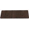 ANRO Zerbino Mischa - Zerbino per interni ed esterni | antiscivolo e facile da pulire per corridoio, ingresso, balcone, attività commerciale Mischa Marrone 40x120cm