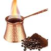 Generisch Caffettiera turca fatta a mano - stile rame rame - macchina da caffè ampia | autentica piccola Ibrik per fornelli, caffettiera tradizionale araba, design ottomano - Produttori