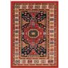 By Suardi Tappeto Orientale SHIRVAN ARANCIO Antiscivolo Stampa Digitale Linea Emozioni D'Oriente Ideale per Soggiorno Camera (154x220)