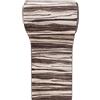 Mazovia Tappeto per Corridoio - Passatoia Corridoio Moderno - Tapis Salon, Chambre, Cuisine e Corridoio - Certifié Oeko-Tex - Tapis de Couloir au Metre - Marrone - 80x100 cm