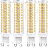 EIMOPE Lampadine G9 LED 15w Dimmerabile, 15W equivalenti a 100W 120w alogene Lampadine, Luce Bianco Caldo 3000K, 1500lm, per Armadi, Applique da Cucina, Plafoniere, Lampade da Tavolo, 4 Pezzi