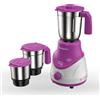 Crompton QUESTA DLX Mixer Grinder 100% rame motore e motore Vent-X Technology (3 barattoli in acciaio inox, lavanda)