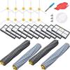 Loveco Accessori di Ricambio per iRobot Roomba Series 900 960 971 981 980 966 800 860 870 880 890 (10 Filtro, 10 Spazzole Laterali, 2 Spazzole a Rullo, 1 Strumento di Pulizia)