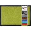 etm Zerbino Mono in colori vivaci, potente zerbino per interni ed esterni (limone, 120 x 180 cm)