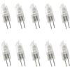 DLEDMOP Halogen Leuchtmittel 5 Pezzi Di Lampadina Alogena Da 20 W 24 V A 2 Pin G4 10 W 35 W Lampadine Lampada Alogena Dimmerabile Bianca Calda Lampadine Per Illuminazione Interna,35 W,10 PEZZI