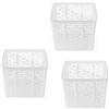 AlcoFermBrew 3 x Forma plastica per formaggio 10.5x10.5x8.5cm - 0.5kg - Forme e fuscelle | Forme formaggio