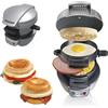 LAIKAIEU Sandwich Toaster Burger Maker, Efficient Nonstick Hot Plates, with Digital Countdown Timer, Dishwasher Safe, Perfect for Hamburger, Snacks, DIY Quick Breakfast (Grigio)