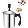 Generic Montalatte manuale - montalatte manuale con pompa, montalatte produttore di schiuma di latte | Montalatte, design resistente per cappuccino e schiuma di caffè