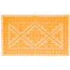 SpazioTessile Tappeto Sardo Stuoia Passatoia 100% Cotone Made In Italy ch 100% Cotone Jaquard (Giallo, 55x140)
