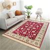 Confezioni Giuliana RUBEN Tappeto Arredo Stile Classico con Frange Rosso Dis 492-160x230 cm - 100% Viscosa