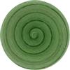 Generico Memento Table Set 6 piatti Dessert 21 cm in ceramica Made in Italy, dipinti a mano (Smeraldo, Dessert)