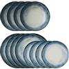 Arthur Krupp Servizio piatti in porcellana 12 pz. Mod SHADE SEA Arthur Krupp