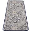 Casatessile Tappeto Cucina Antiscivolo Lavabile Modello Maioliche Liscio - Tappeto Corsia, Passatoia Corridoio - Blu, Lunghezza 280cm
