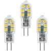 DLEDMOP 5 P Lampadine G4 2W LED 220V Luce Naturale 4000K 200LM Equivalente Lampada Alogena G4 10W-20W Non Dimmerabile Per Cappa Cucina Lampadario,Bianco Caldo,Guscio Bianco