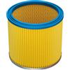 vhbw 1x filtro a pieghe piatte compatibile con Einhell Inox 1300 Plus, 1250, 1450 aspirapolvere - blu/giallo