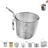 Generico Cestello per Pasta in Acciaio Inox,Divisorio per Cottura,Cestello per Pasta separata,Mestolo per Spaghetti,Cestelli Separato per Pentola Ideale per Scolare Spaghetti e Noodles Set, per verdure