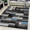 Carpeto Rugs Tappeto Moderno Salotto Grigio 250 x 350 cm a Pelo Corto