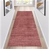 Siunwdiy Tappeto da Cucina Rosso Moderno Passatoia Cucina Antiscivolo Lavabile,Tappeto Cucina Antiscivolo Tinta Unita Tappeto Corridoio Per Cucina,Camera Da Letto,Soggiorno,Rosso,40x100cm