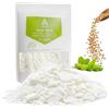 Auroh - Cera di soia naturale pura al 100%, conf. da 3 kg, fiocchi di cera per la realizzazione di candele, cera biodegradabile ed ecologica