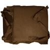 Zucchissime Allegria Set 12 Cuscini Tinta Unita, con Volant 40x40 Spessore 5 cm, Copri Sedia Cucina + Omaggio Set EGIDIOSRL (Marrone)