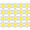 COCOCO 20pcs 3W 5W 7W 10W LED Sorgente Chip molto LED ad alta potenza COB Lampadina 20MM Lampada per faretti Faretti da incasso Lampade fai-da-te-Bianco caldo 3000K_20 pezzi 7W 20mm