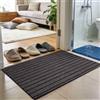 JIAFANG Tappeto Ingresso Casa 50 x 110 cm Resistente Sporco, Antiscivolo e Essorbente Interno Ed Zerbino da Esterno Interno Esterno per Porta Casa e Corridoio, Grigio