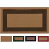 SERDECO DECORACION. Zerbino in cocco naturale. Premium con bordo antiscivolo per interni ed esterni. (Marrone, 70 x 120 cm. 17 mm)