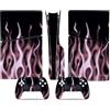LNMLRBXEXZ Compatibile Con Adesivi Skin Per PS5 Slim Skin Disc Edition & Per Digital Console Controller Vinyl Cover Skins Wraps Scratch Resistant Compatible 88238 Avvolgimento(Digital Edition)