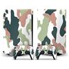 PDURMBUAB Nessuna Schiuma Nessuna Bolla Decal Skin Per PS 5 Disk Edition Console 2 Controller Vinile Cover Wraps Per PS5 Disc Version 48752