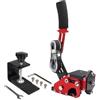 Crabop Freno a mano USB da corsa per giochi per PC, effetto Hall Sensing per Logitech per G27 G29 G920 T500 T300 simula freno a mano lineare (rosso)