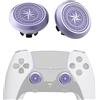 KD.FLY Levette in metallo per controller bordo PS5, 2 pezzi, kit di ricambio per joystick personalizzato per controller PS5 DualSense Edge, parti di accessori per levette metalliche in alluminio