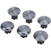Yanmis Levette in Metallo, Joystick Analogico Intercambiabile per Edge, per PRO per Controller PRO con 2 Cappucci Standard, 2 Cappucci a Cupola Bassa, 2 Cappucci a Cupola