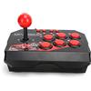 Shanrya Fight Stick cablato, classico schema di colori e rosso Arcade Fight Stick Arcade Games Accessori per Switch per PS3 per PC